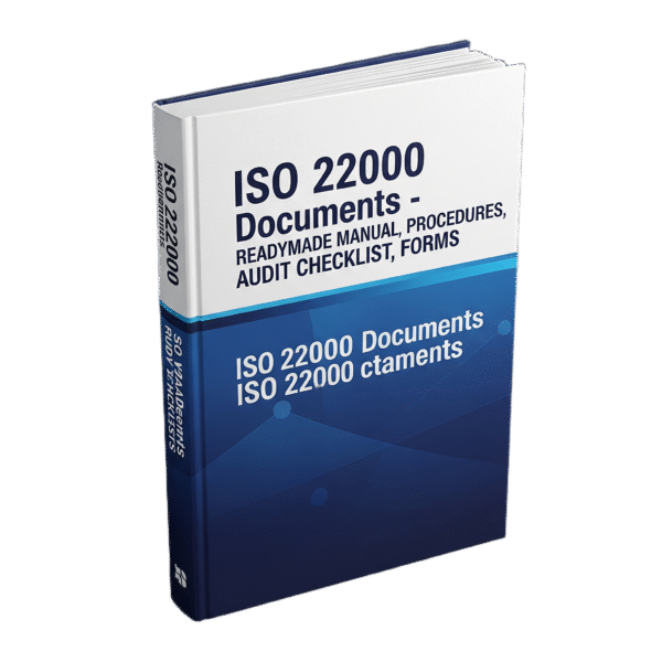ISO 22000 Documents - Readymade Manual, Procedures, Audit Checklist, Forms